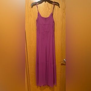 Bar III Purple Jumpsuit Wide-Leg Elegant